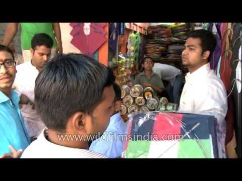 Kite shop at Lal Kuan, Old Delhi