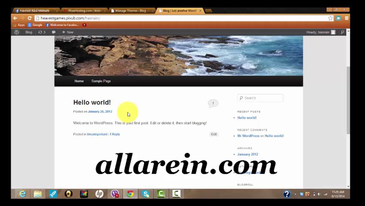 How To Install Word Press Or Any Other Blogging Software In Free Hosting Sub Domain Or Domain
