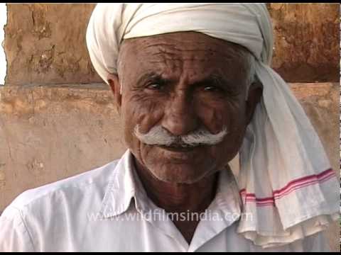 Moustache of Maldhari Man in Gujarat