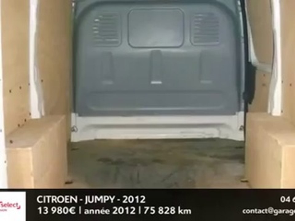 Annonce Occasion CITROëN Jumpy FGN TOLE 29 L1H1 HDI 125 FAP CLUB 2012