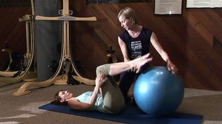 Toning Exercises _ Pilates Swiss Ball Ab Exercises