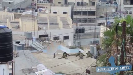 Un tireur d'élite israélien s'amuse à tirer sur un civil palestinien (ISM Palestine)