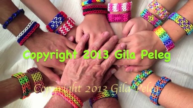 How to make a multicolor rainbow Loom, Triple Single bracelet. This bracelet is my best seller.