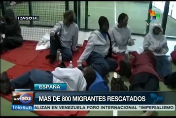 Más de 800 inmigrantes fueron rescatados en el Estrecho de Gibraltar
