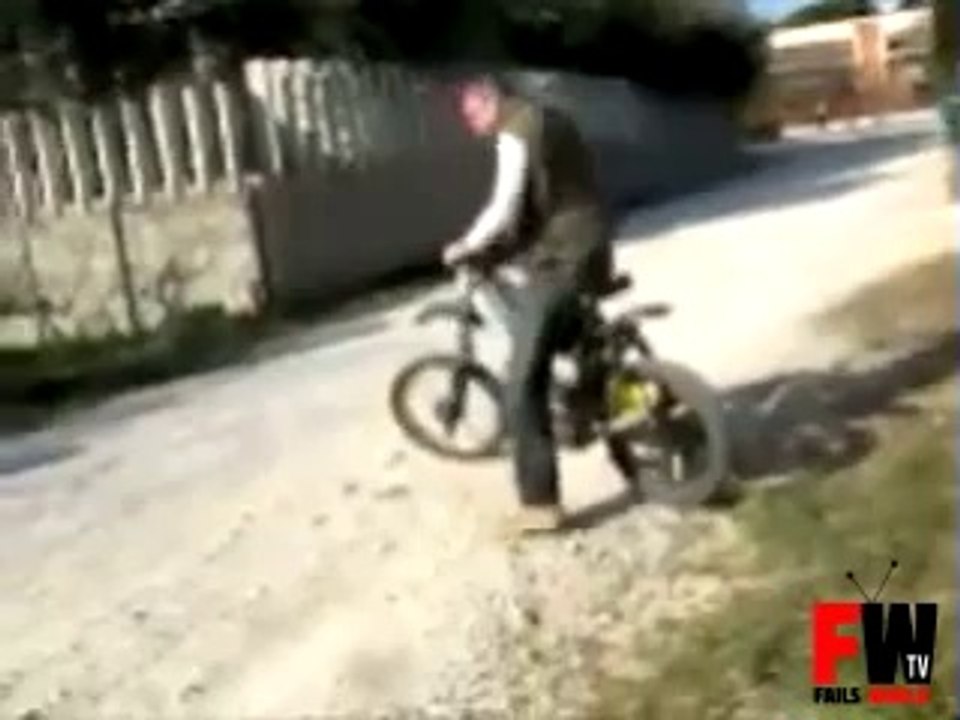 Uncle first time on a Moto !