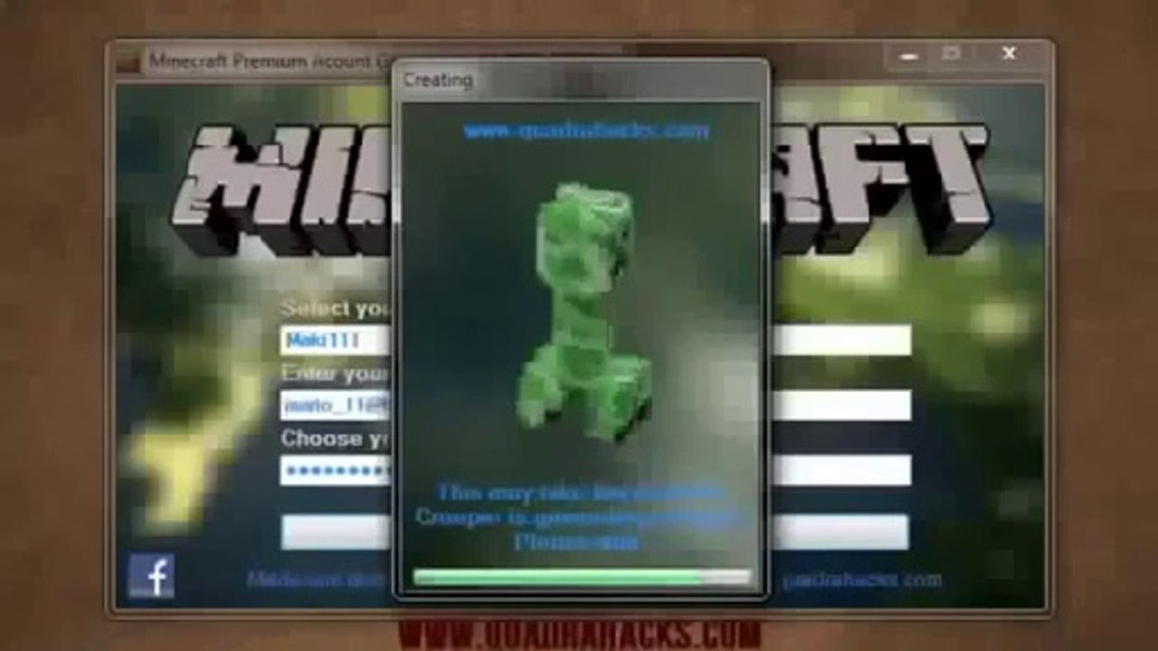 Telecharger Minecraft Générateur de Compte Premium Minecraft Premium Générateur Gratuit (2014)