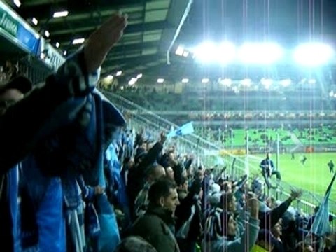 Caen-HAC arrivée des supporters