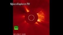NASA güneşe çarpan kuyruklu yıldızı görüntüledi