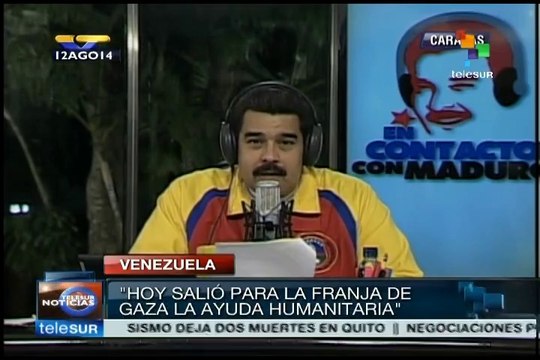 Venezuela envió ayuda humanitaria para el pueblo palestino de Gaza