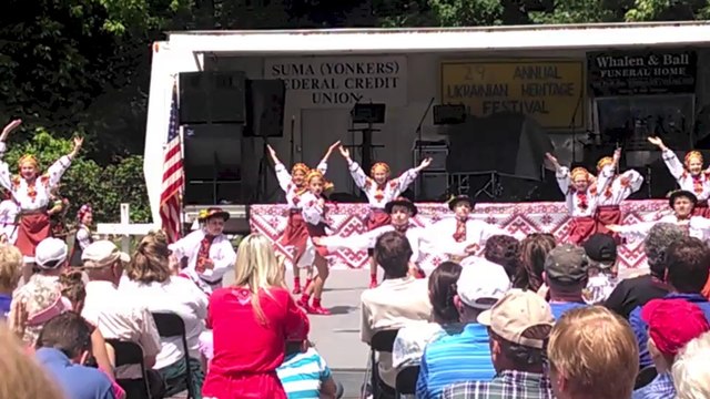 Ukrainian Folk Dancing at the 29th annual Ukrainian Heritage Festival!