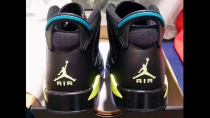 Perfect Fake Women New Jordan AAA Retro Shoes online Website 【Cheapdk.com】Replica Women New Model World Cup Jordan 6s AAA Shoes GS (TURBO GREEN) online for sale