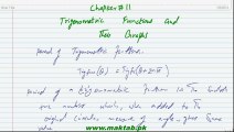 FSc Math Book1, Ch 11, LEC 3: Period of Trigonometric Functions