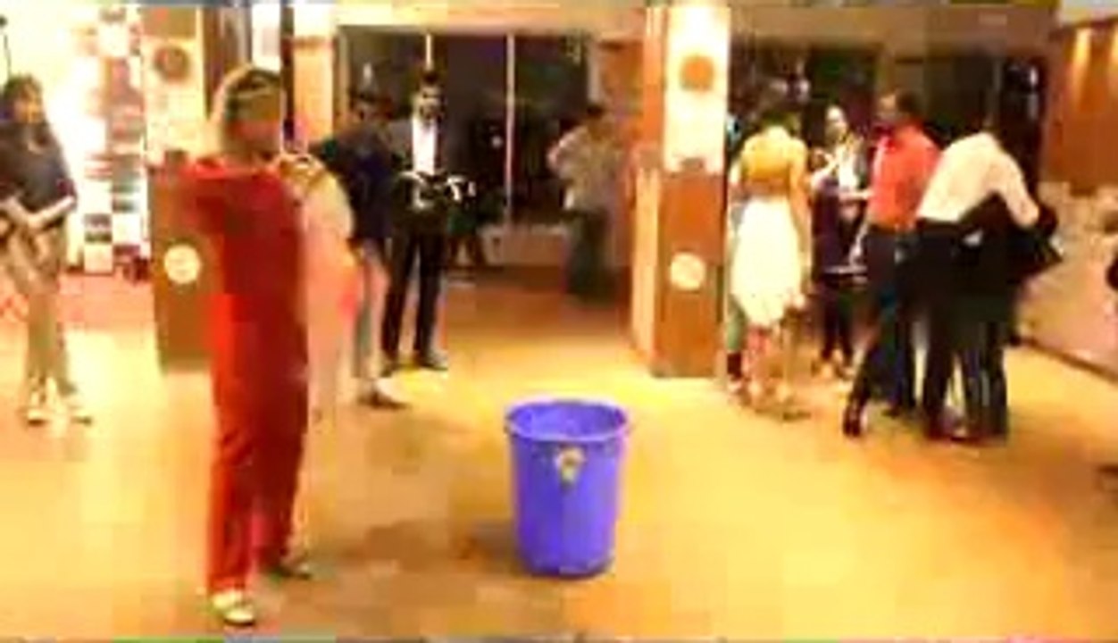 Prefunction interactive zone with liquid nitrogen - WOW Awards 2014, Mumbai - YouTube [240p]