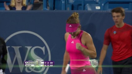 Troppa Halep per la Flipkens - Cincinnati, 2° turno