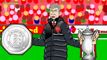 COMMUNITY SHIELD HIGHLIGHTS 2014 Arsenal v Man City by 442oons (football cartoon 10.08.2014)
