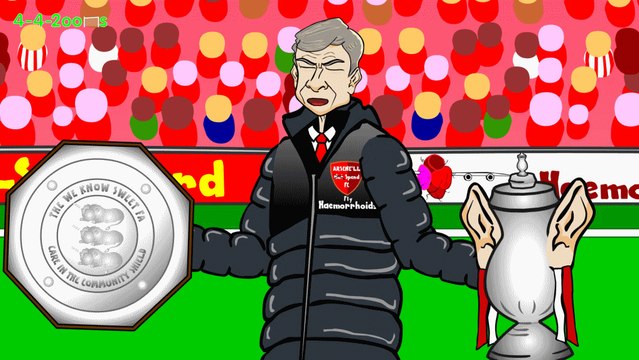 COMMUNITY SHIELD HIGHLIGHTS 2014 Arsenal v Man City by 442oons (football cartoon 10.08.2014)