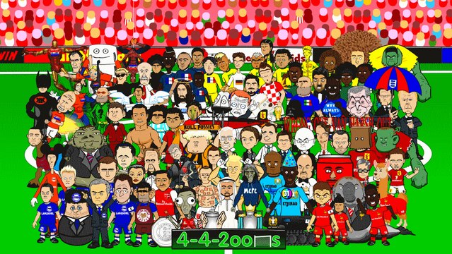 Premier League 2014/2015 NEW SEASON by 442oons (EPL football cartoon)
