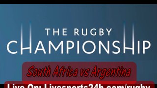 Watch South Africa vs Argentina Live Streaming Rugby Championship 2014