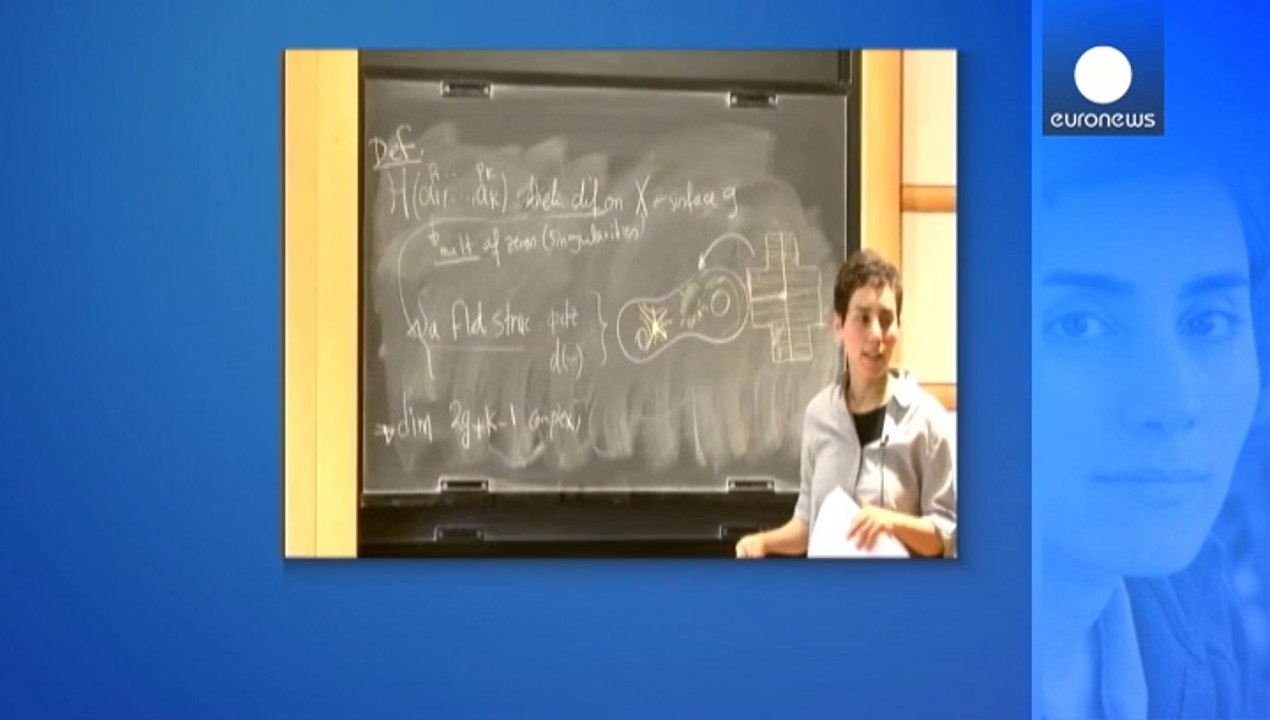 Maryam Mirzakhani, primera mujer en recibir el ´Nobel' de matemáticas