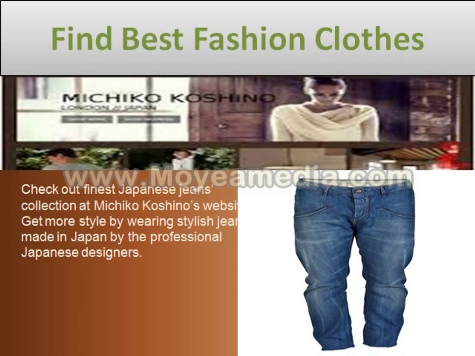 Famous Japanese Jeans Designers