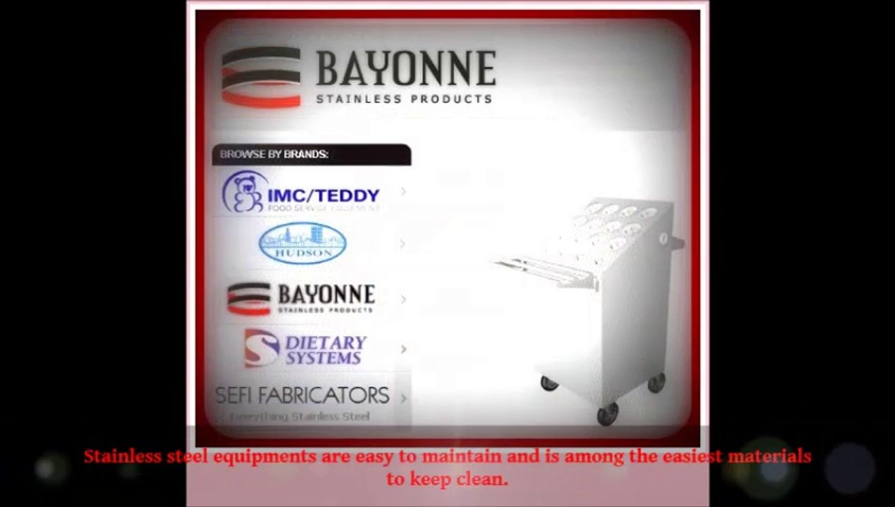 Stainless Steel Equipments for Restaurants and commercial kitchens