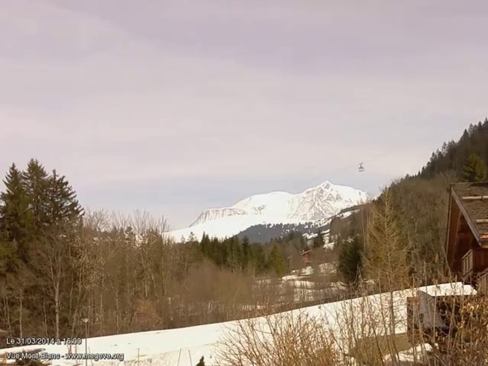 Une Webcam à Megève - hiver 2014 en time-lapse