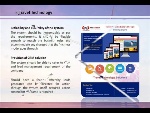 Travel Technology Company, Corporate Travel Solutions Company India - Axis Softech