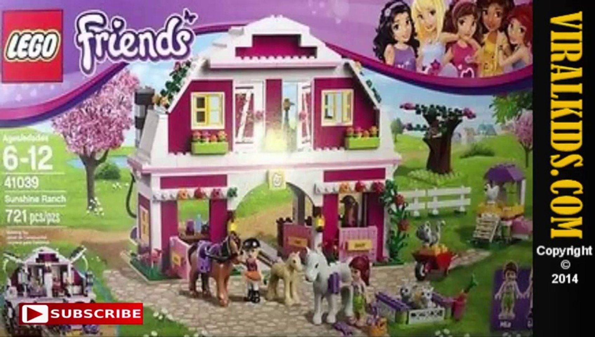 LEGO Friends - Sunshine Ranch - 41039 - Review - video Dailymotion