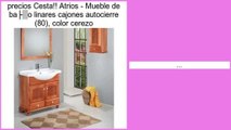 Atrios - Mueble de baño linares cajones autocierre (80), color cerezo opiniones