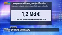 Budget 2015 : Les dépenses militaires ont coûté 1.2 milliard d'euros en 2014