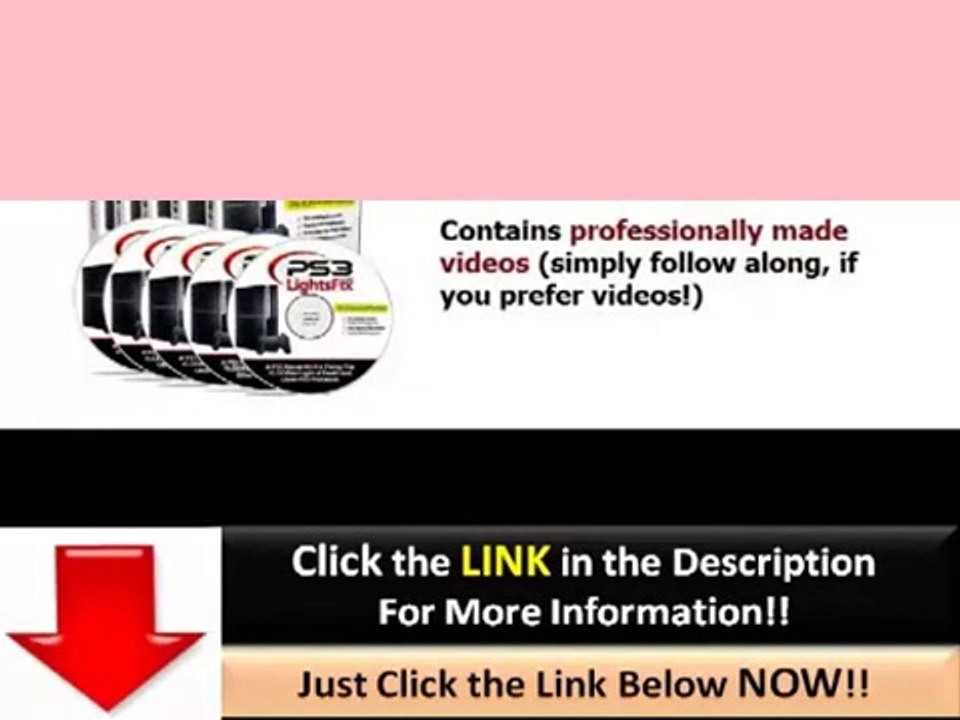 PS3 Lights Fix - Yellow Light Of Death - YLOD - How to permanently fix PS3 problems -