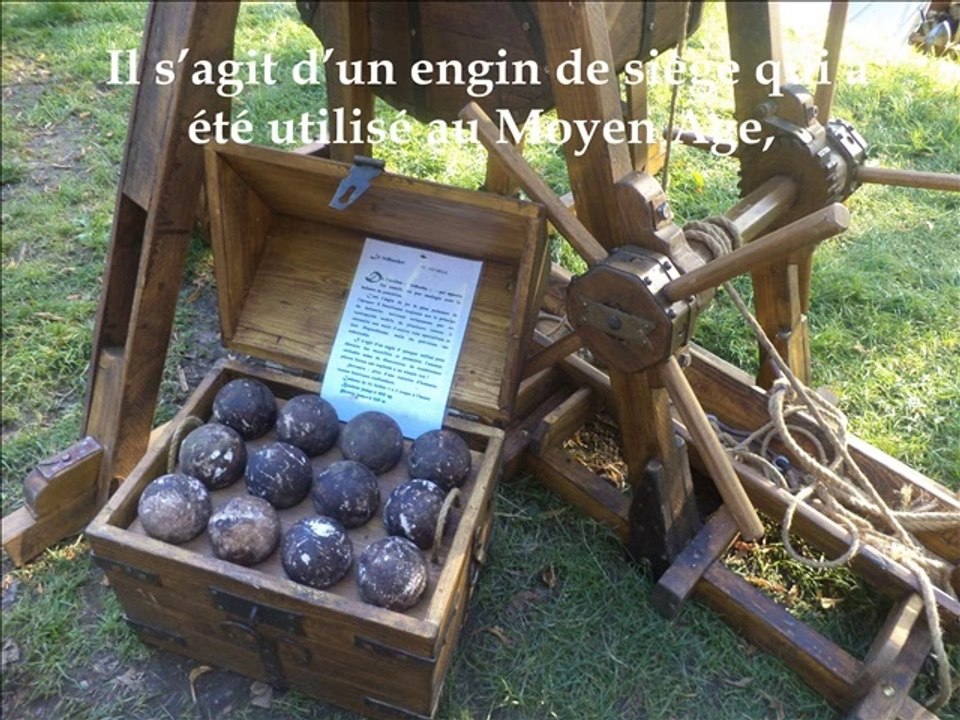 le trébuchet de la compagnie des Templiers du comté de Franchimont