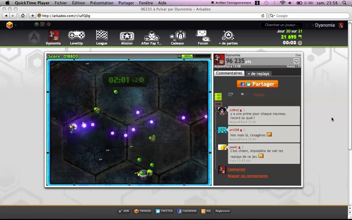 Pulsar Record 96.235 début