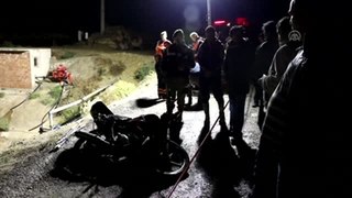 Denizli'de Motosiklet Şarampole Devrildi: 1 Ölü, 1 Yaralı