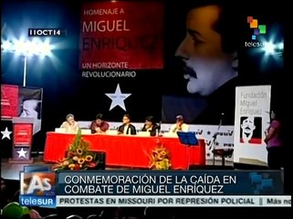 Mario Amorós presenta libro biográfico sobre Miguel Enríquez