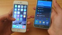 Apple iPhone 6 iOS 8.0.2 vs Samsung Galaxy S5 Android 4.4.2 KitKat - Which is Faster?