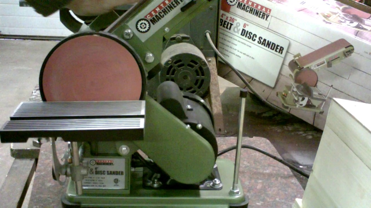 Harbor freight belt/disc sander review
