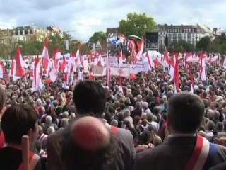 Strasbourg: de 7.000 à 20.000 manifestants pour une Alsace autonome