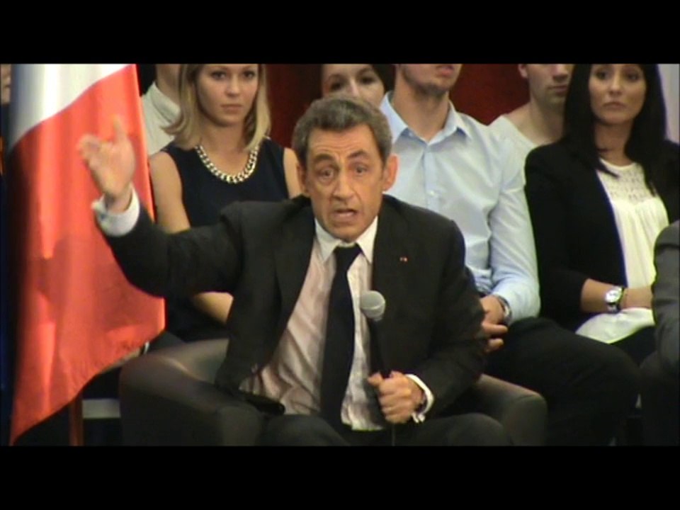 NICOLAS SARKOZY  A TOULOUSE LE 08-10-2014 SALLE JEAN MERMOZ