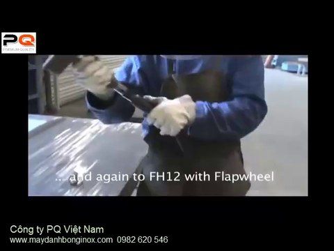 Hướng dẫn đánh bóng thành trong ống inox, đánh xước hairline, đánh sọc hairline inox www giaynhamduc com