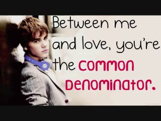 Justin Bieber - Common Denominator. [Lyrics]_youtube_original