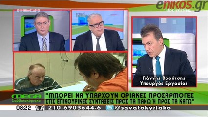 Ο Γ. Βρούτσης για τις συντάξεις