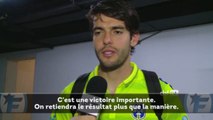 Kaká savoure la victoire et regarde vers l'avant