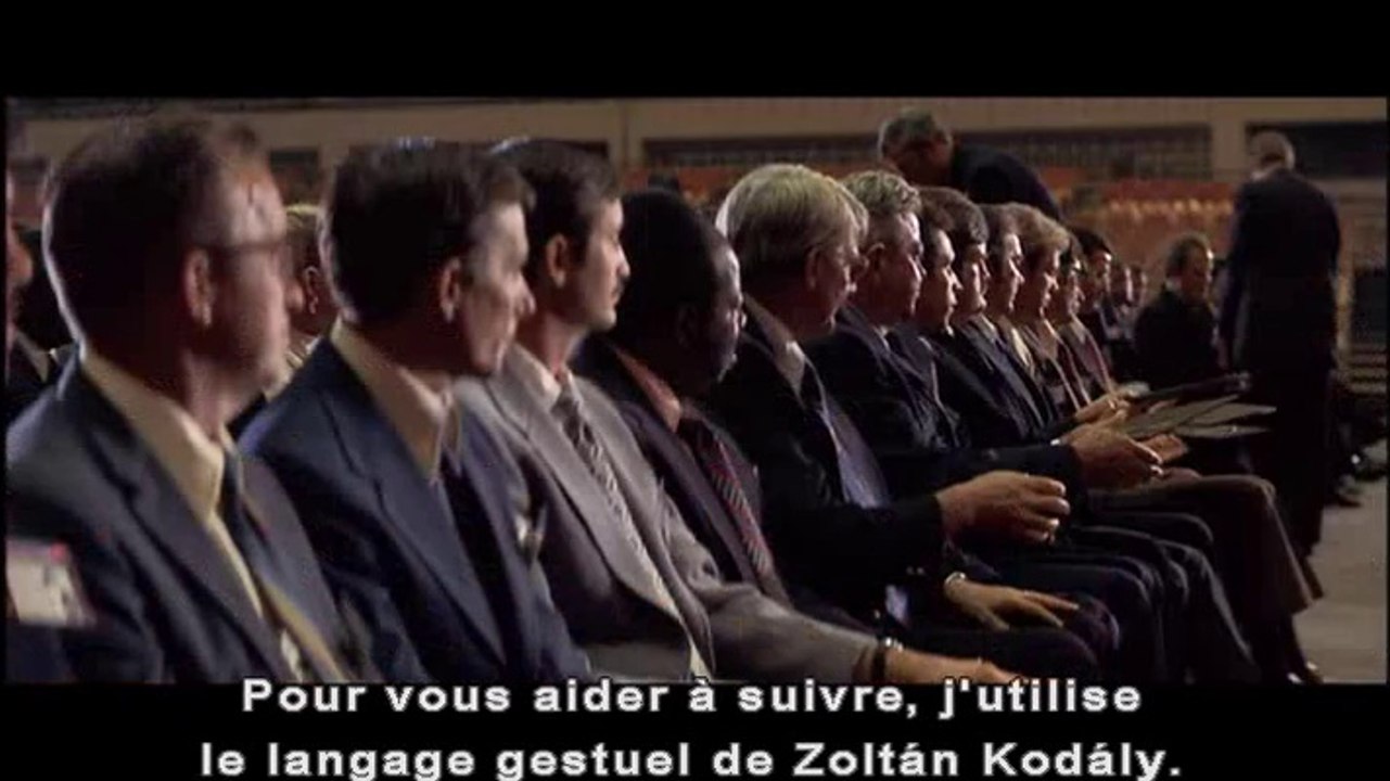 François Truffaut dans 'Rencontres du 3ème type'
