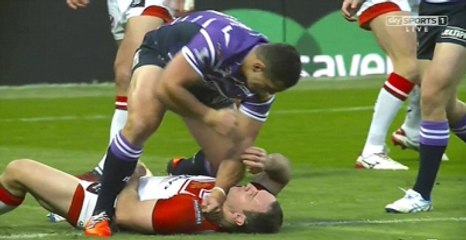 Rugby Maçında Ben Flower, Rakibine Yumruk Atarak Bayılttı