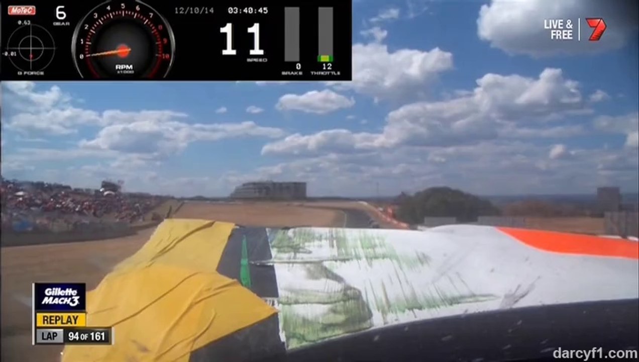V8 Supercars 2014 1000 Bathurst Pye Massive Shunt