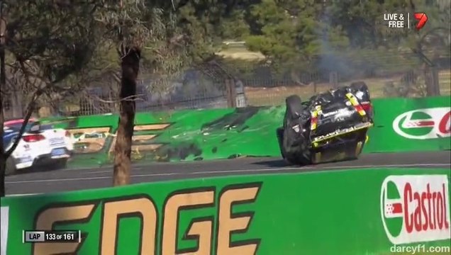V8 Supercars 2014 Bathurst 1000 Ingall Holdsworth Massive crash and flip