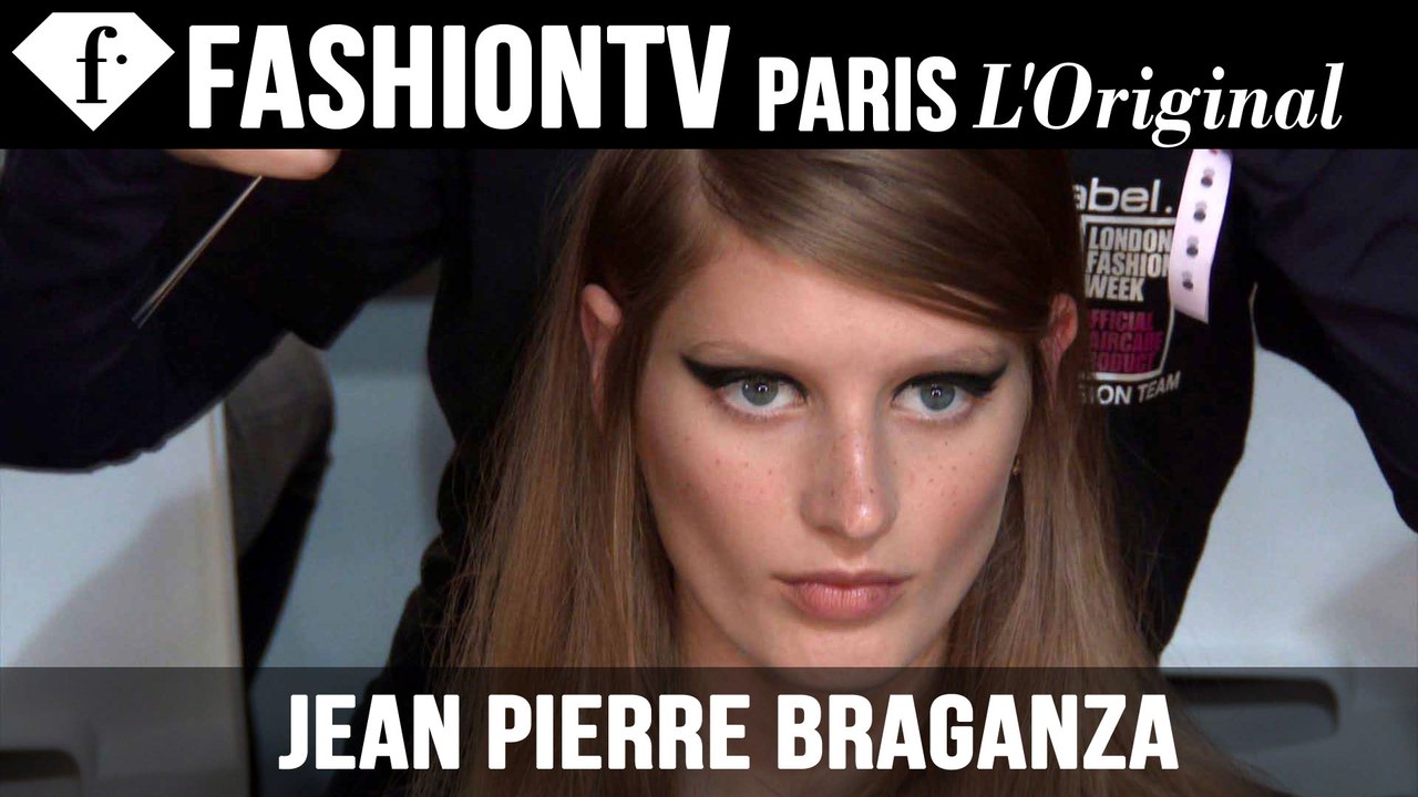 Jean Pierre Braganza Hair & Makeup | London Fashion Week Spring/Summer 2015 | FashionTV