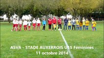 Match ASVA - Stade Auxerrois U15 Féminines