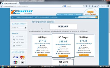How to buy Xerver premium key, Xerver premium by VISA / MasterCard / JCB